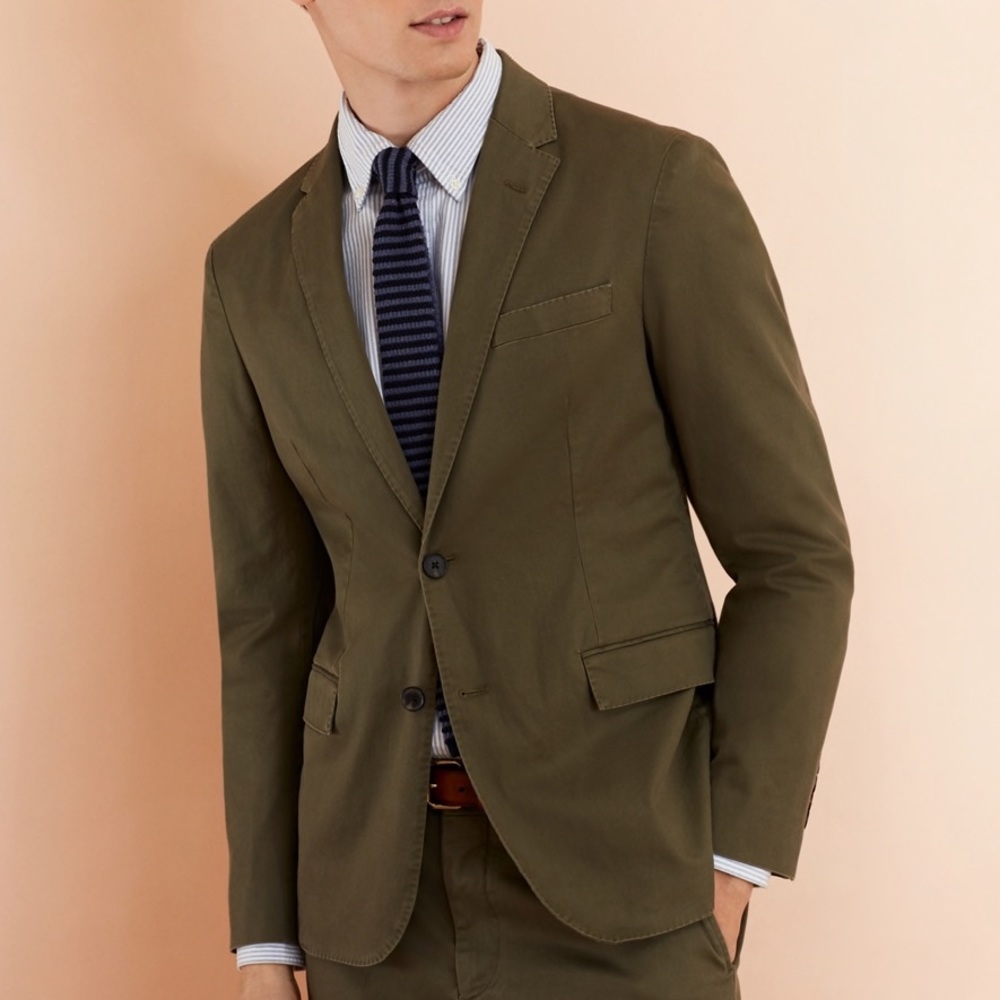 Brooks Brothers Stretch Cotton Twill Sport Coat